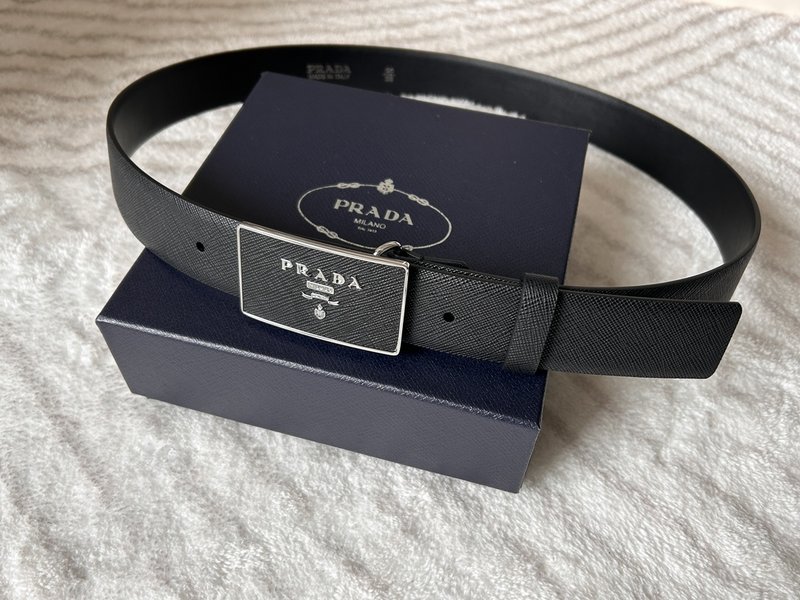 프라다 PRADA 사피아노 가죽 벨트 001-192730