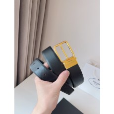 프라다 클래식 비즈니스 캐주얼 블랙 벨트 001-192785