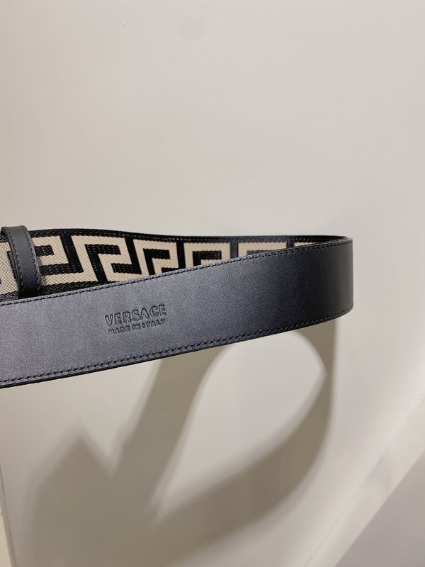 베르사체 메두사 소가죽 벨트 4cm 001-192888