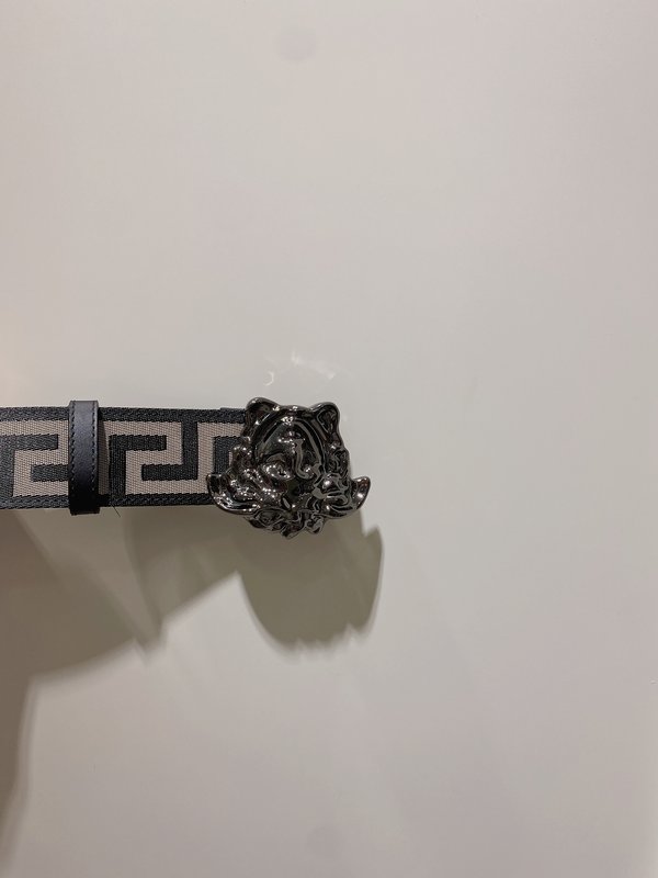 베르사체 메두사 프린트 송아지 가죽 벨트 001-192889