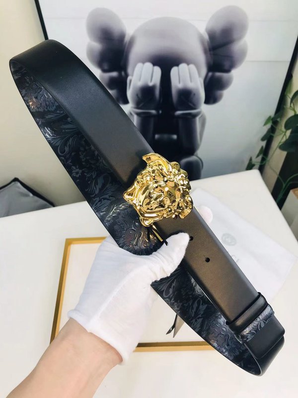 베르사체 Versace 양면 메두사 프린트 벨트 001-192901