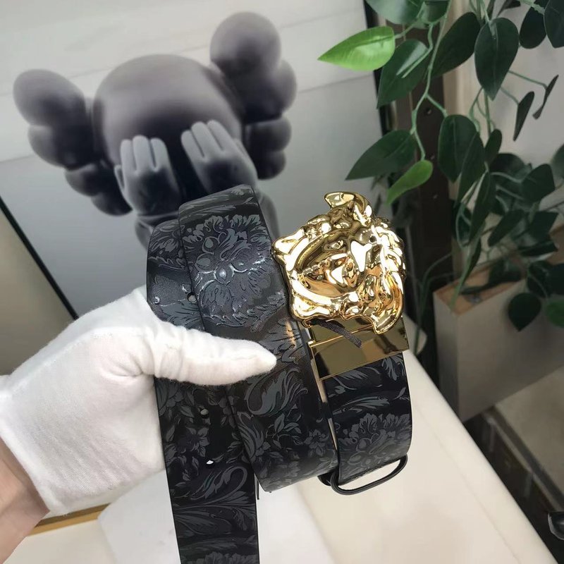 베르사체 Versace 양면 메두사 프린트 벨트 001-192901