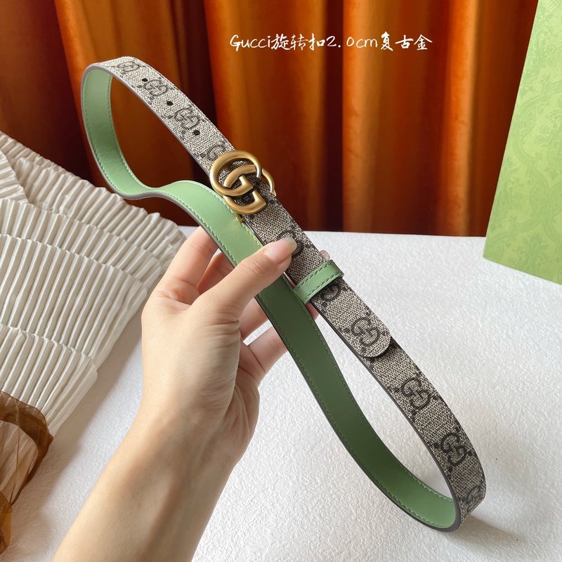 구찌 양면 벨트 PVC 프린트 소가죽 컷팅 001-192926