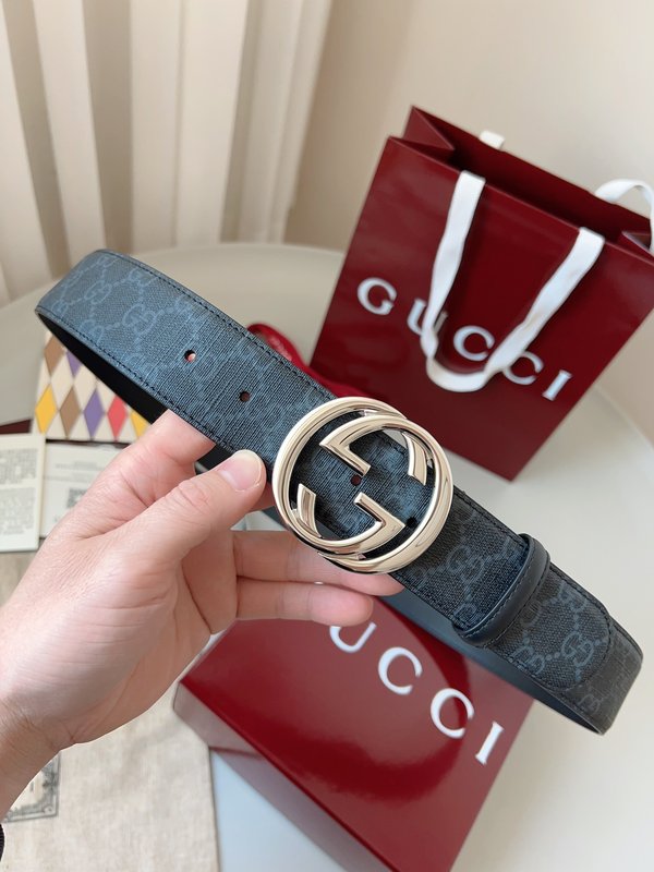 구찌 클래식 더블 G 버클 벨트 블랙 001-192961
