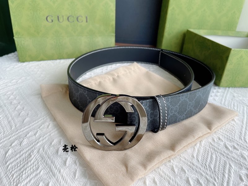 구찌 클래식 더블 G 버클 폴리싱 벨트 3.8cm 001-192970