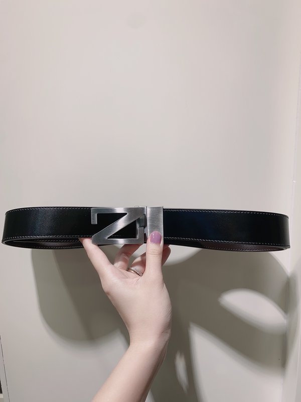 제냐 ZEGNA 소가죽 양면용 벨트 001-193007