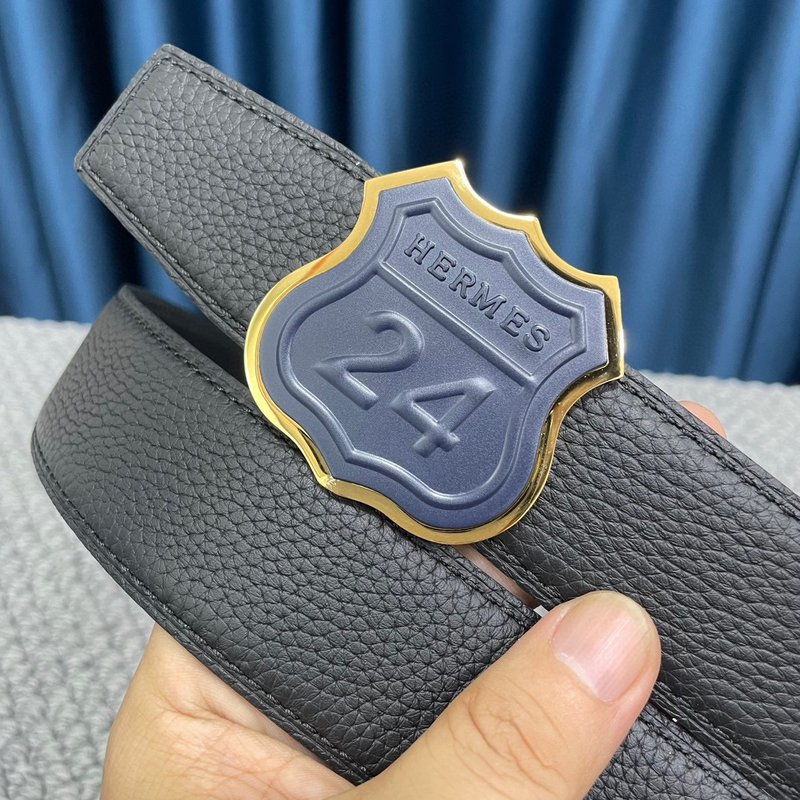 에르메스 양면 TOG 가죽 벨트 3.8cm 스테인리스 001-193071