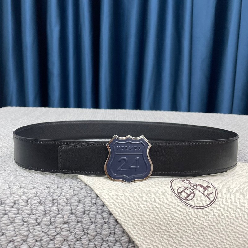 에르메스 양면 TOG 가죽 벨트 3.8cm 스테인리스 001-193071