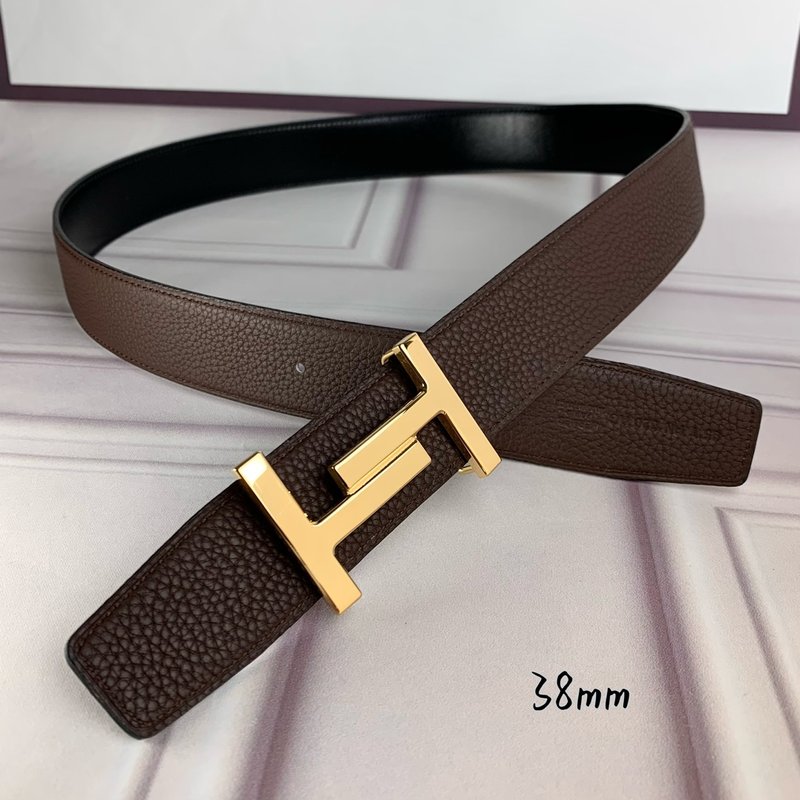 에르메스 양면 가죽 H 버클 벨트 38mm 001-193084