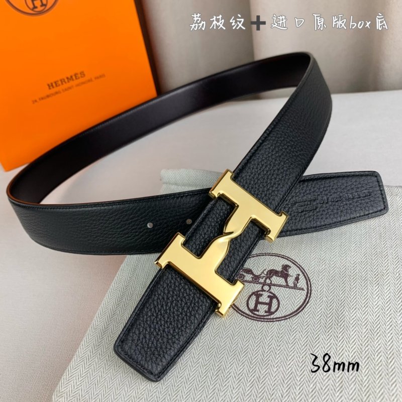 에르메스 양면 H 버클 벨트 38mm 블랙 001-193097