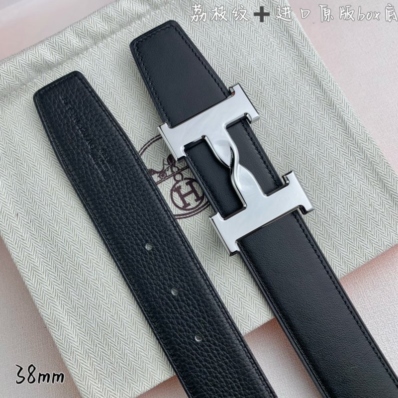 에르메스 양면 H 버클 벨트 38mm 블랙 001-193097