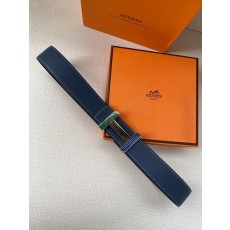 에르메스 양면 리치 그레인 소가죽 벨트 38mm 001-193134