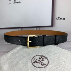 에르메스 블랙 리치그레인 핀 버클 벨트 35mm 001-193180