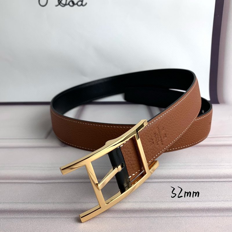 에르메스 핀 버클 양면 벨트 32mm 폭 001-193209