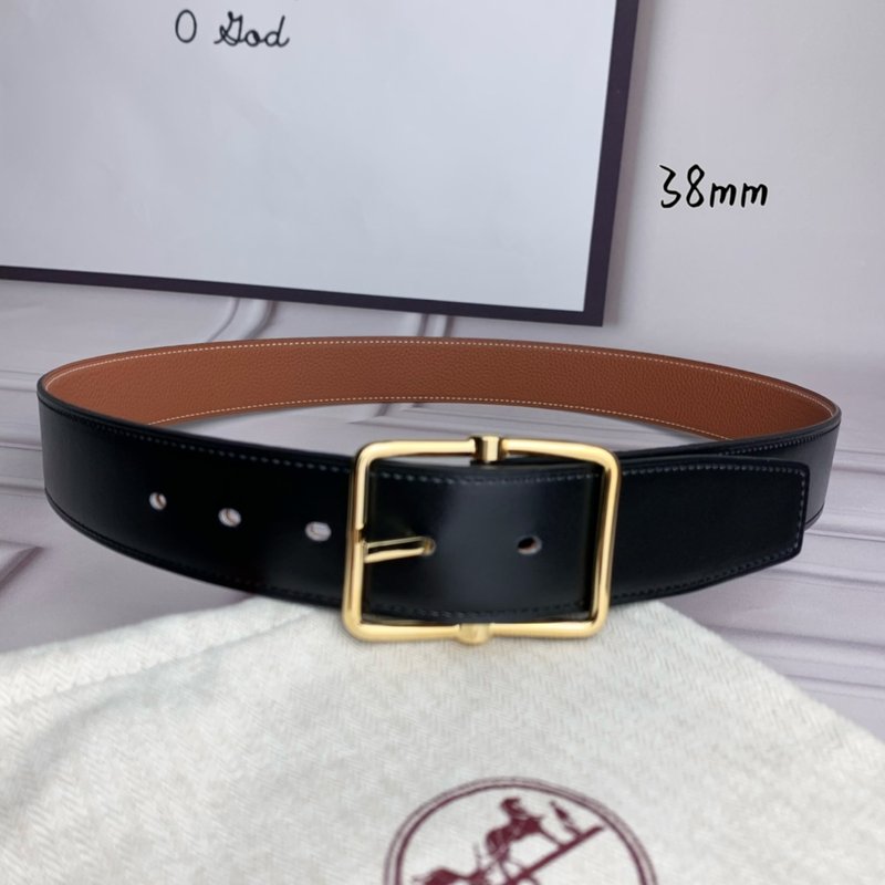 에르메스 양면 벨트 38mm 폭 소 가죽 001-193245