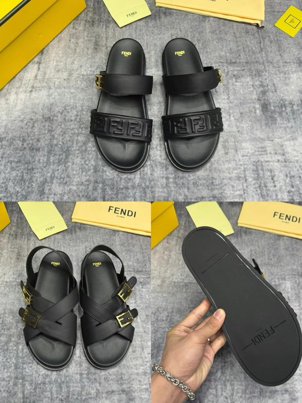 펜디 Fendi 신규 남성 슬리퍼 001-193489