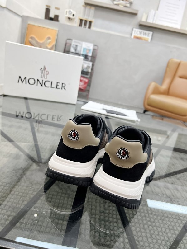 몬클레어 P600 이탈리아 소 가죽 캐주얼 운동화 001-193633