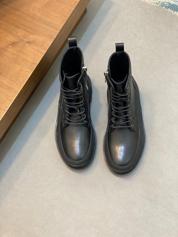 몽클레어 남성 소 가죽 캐주얼 부츠 001-193683