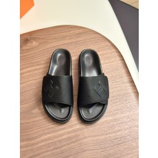 에르메스 남성용 가죽 안티슬립 슬리퍼 001-194713