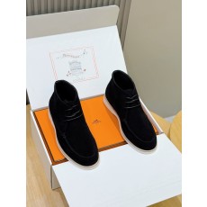 에르메스 잡 하이톱 스웨이드 슈즈 001-194927