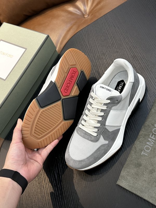 TOM FORD Cambridge 가죽 스니커즈 001-195092