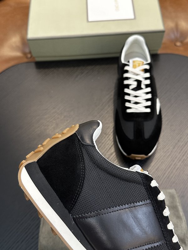 TOM FORD 가죽 로우탑 스니커즈 001-195172