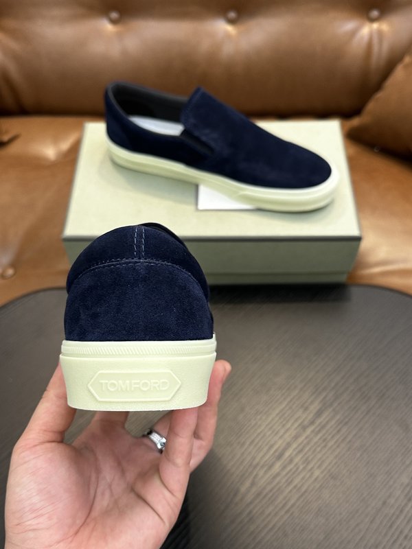 TOM FORD 캠브리지 가죽 로우탑 스니커즈 001-195179