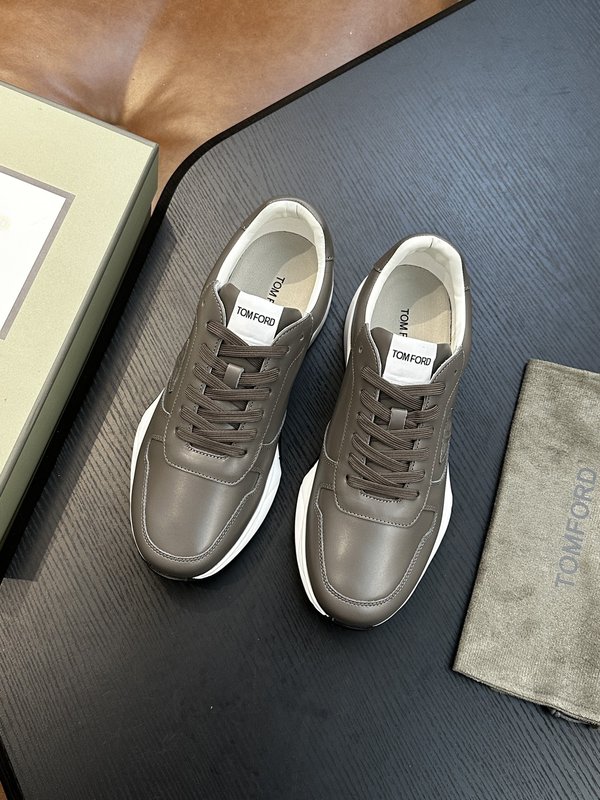 TOM FORD Cambridge 스웨이드 스니커즈 001-195219