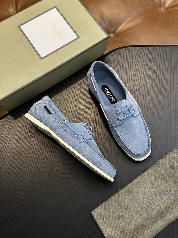 TOM FORD Cambridge 가죽 스니커즈 001-195236