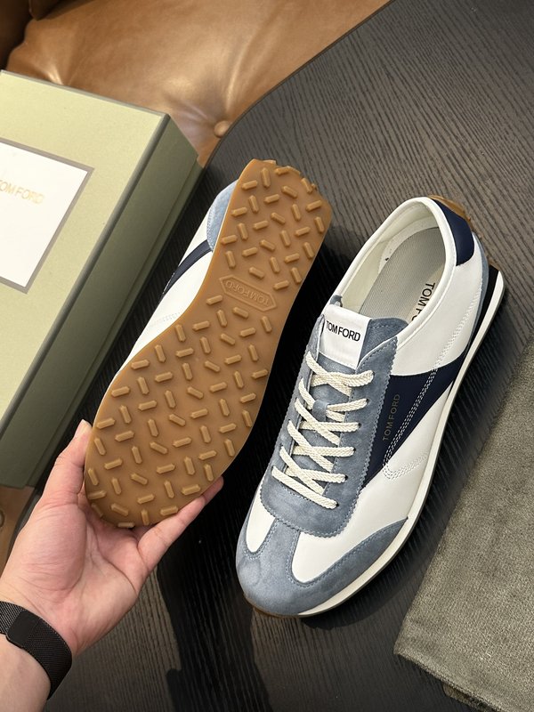 TOM FORD Cambridge 가죽 로우탑 스니커즈 001-195252