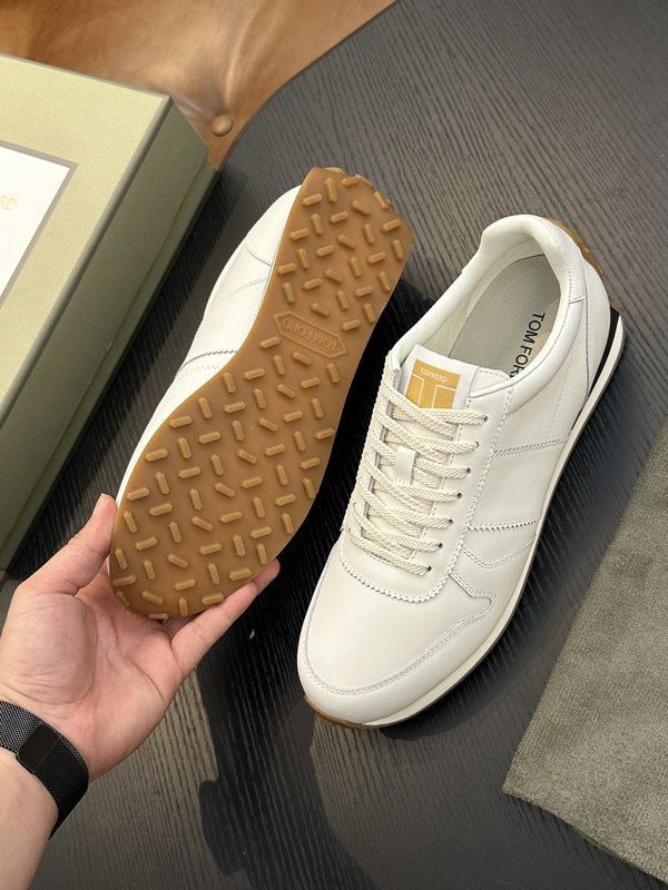 TOM FORD 가죽 로우탑 스니커즈 001-195279