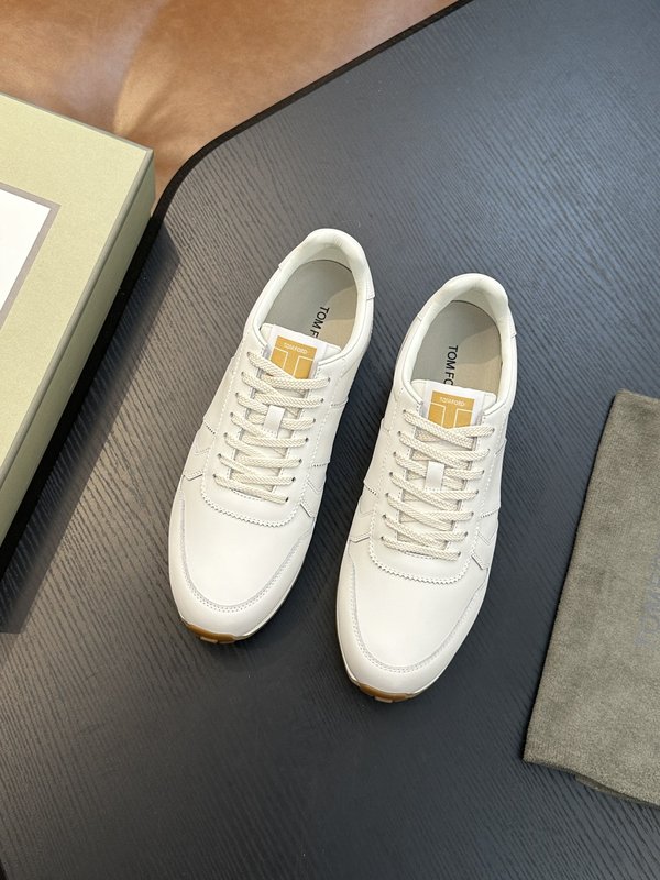 TOM FORD 가죽 로우탑 스니커즈 001-195279