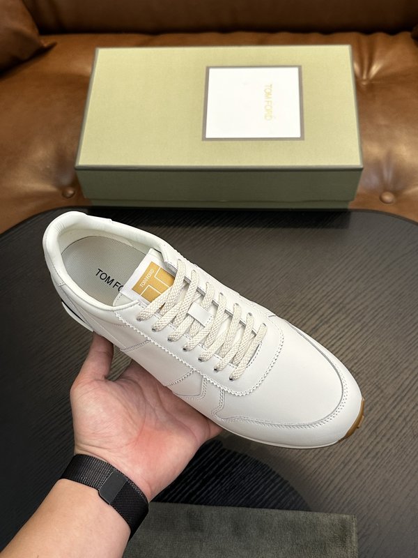 TOM FORD 가죽 로우탑 스니커즈 001-195279