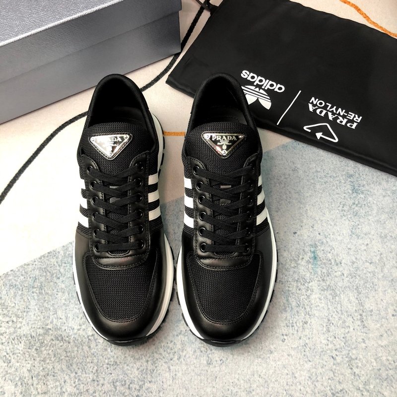PRADA 프라다 블랙 메쉬 슈즈 001-195598