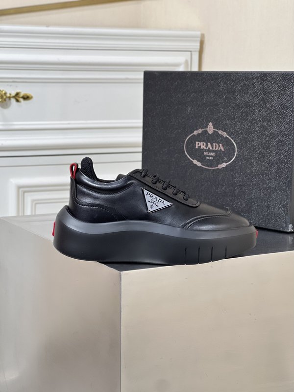 Prada 남성 3D 콘셉트 두꺼운 밑창 캐주얼슈즈 001-195625