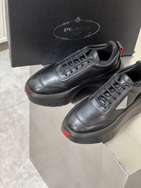 Prada 남성 3D 콘셉트 두꺼운 밑창 캐주얼슈즈 001-195625