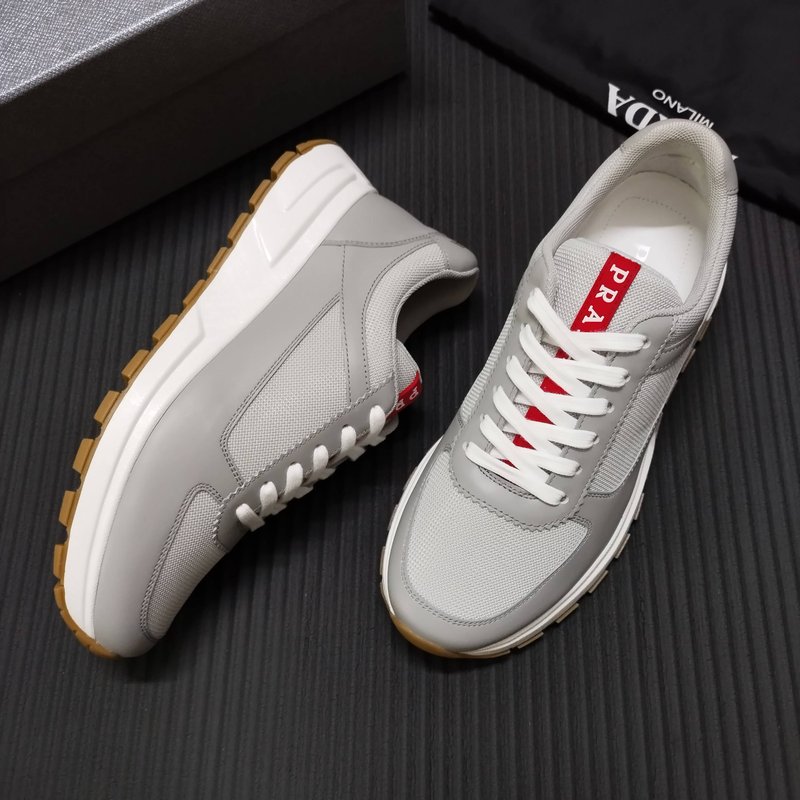 PRADA 그레이 메쉬 운동화 신제품 001-195820