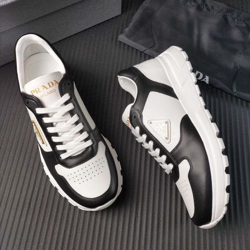 Prada 프라다 신규 화이트 블랙 컬러 슈즈 001-195830
