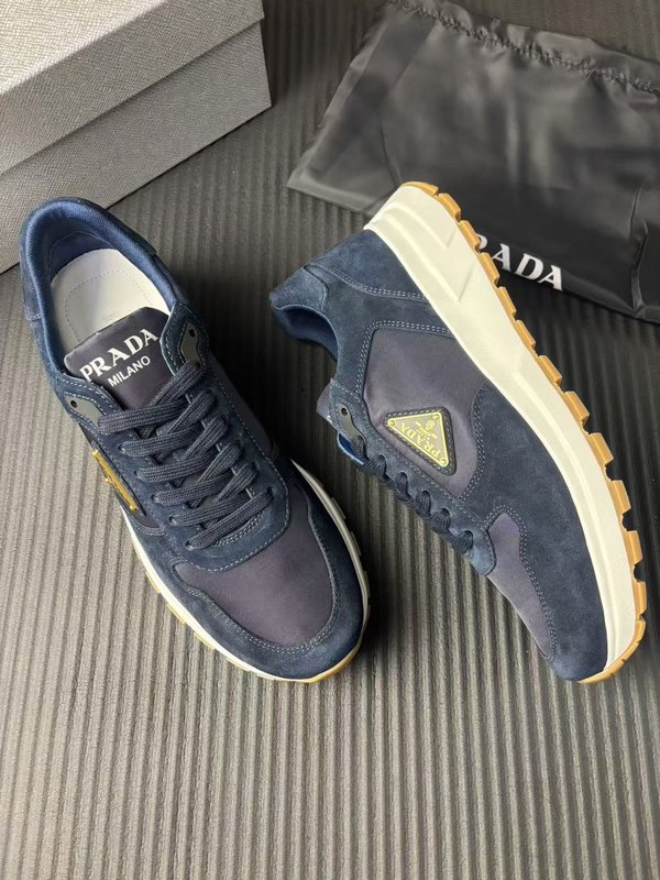 프라다 PRADA 신규 파란색 신발 001-195836