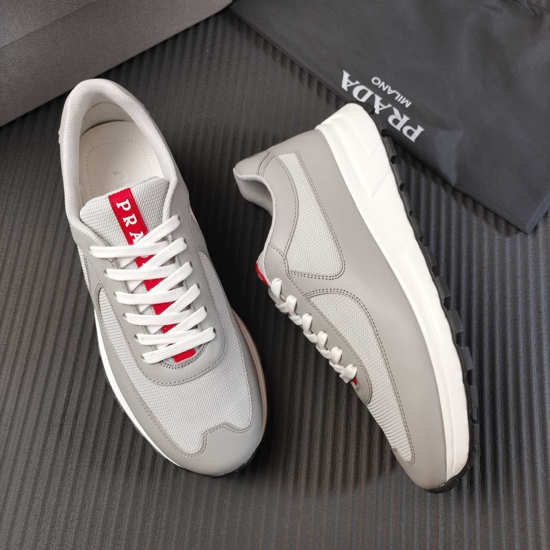PRADA 그레이 메쉬 운동화 001-195846