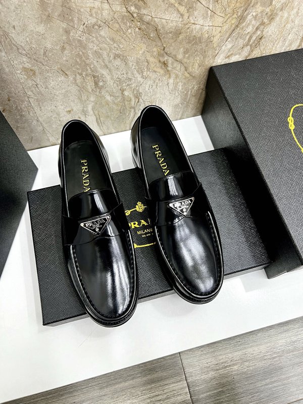PRADA 남성 수입 송아지 가죽 구두 001-195895
