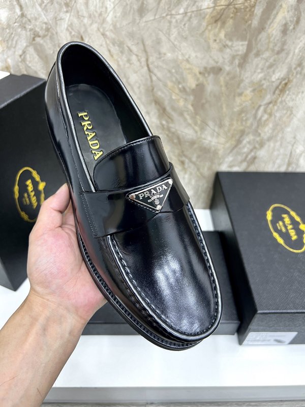 PRADA 남성 수입 송아지 가죽 구두 001-195895