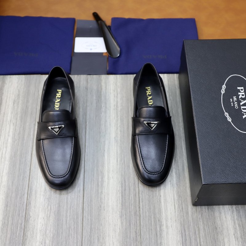 PRADA 신상 남성용 비즈니스 가죽 구두 001-195915
