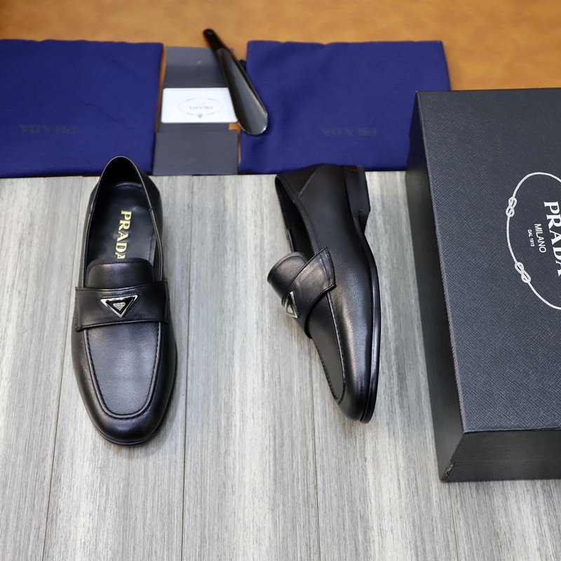 PRADA 신상 남성용 비즈니스 가죽 구두 001-195915