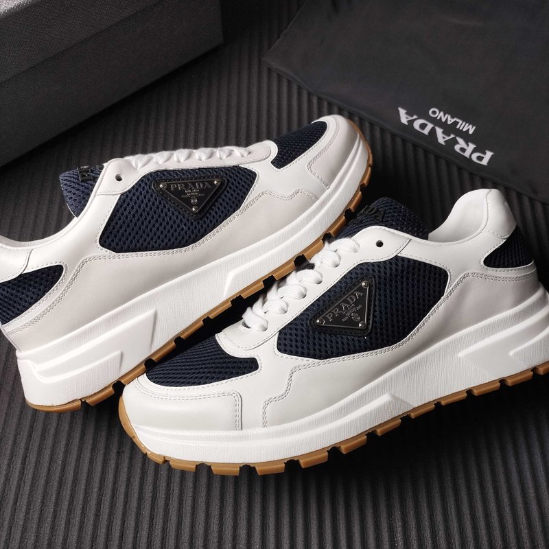 PRADA 프라다 블루 메쉬 슈즈 001-195946