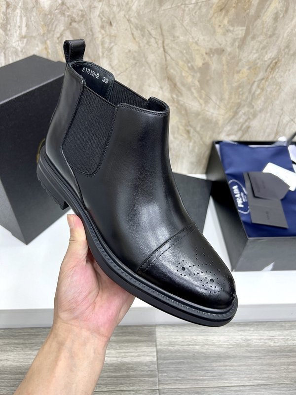 PRADA 사피아노 첼시 부츠 001-196010