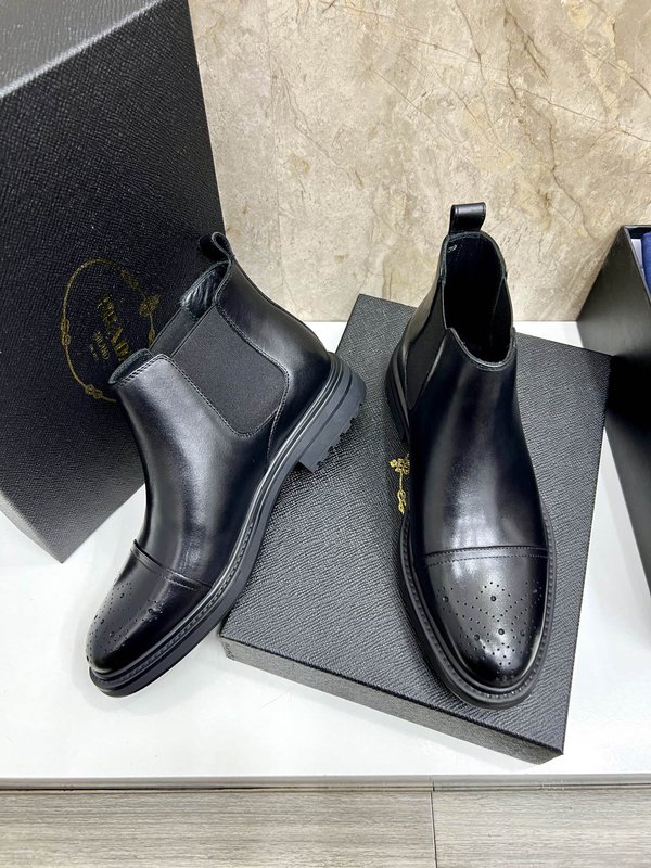 PRADA 사피아노 첼시 부츠 001-196010