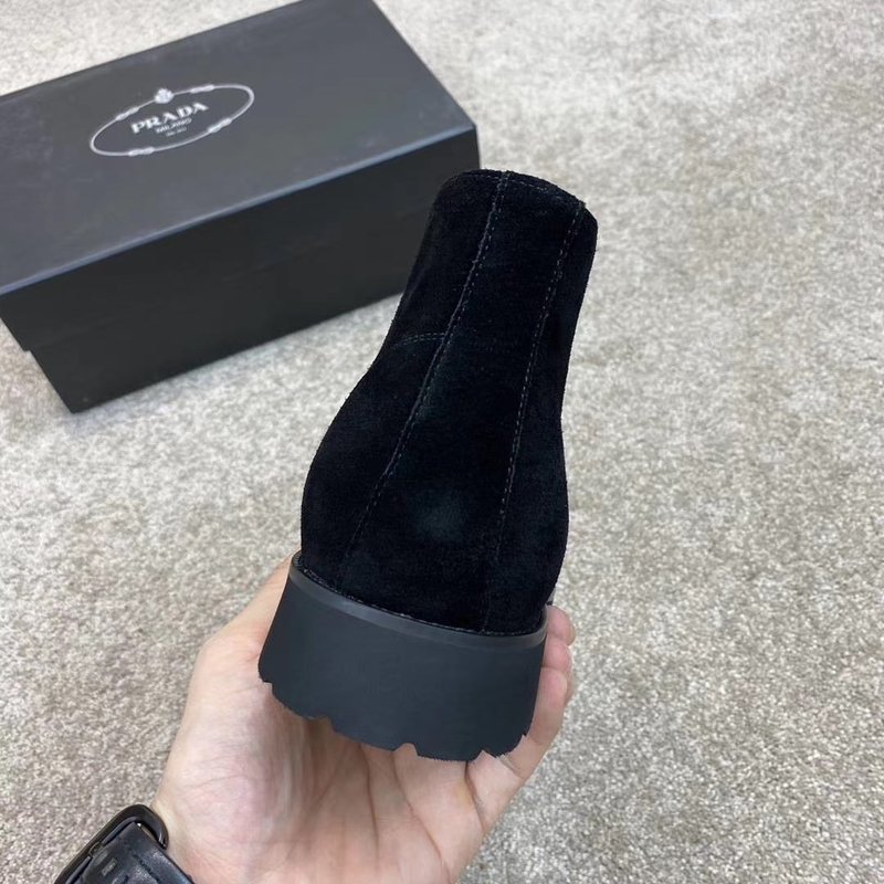 Prada 남성 비즈니스 캐주얼 소가죽 부츠 001-196011