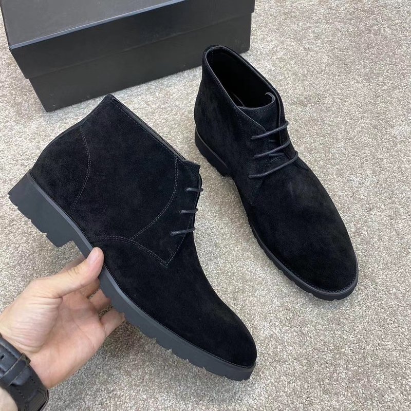 Prada 남성 비즈니스 캐주얼 소가죽 부츠 001-196011