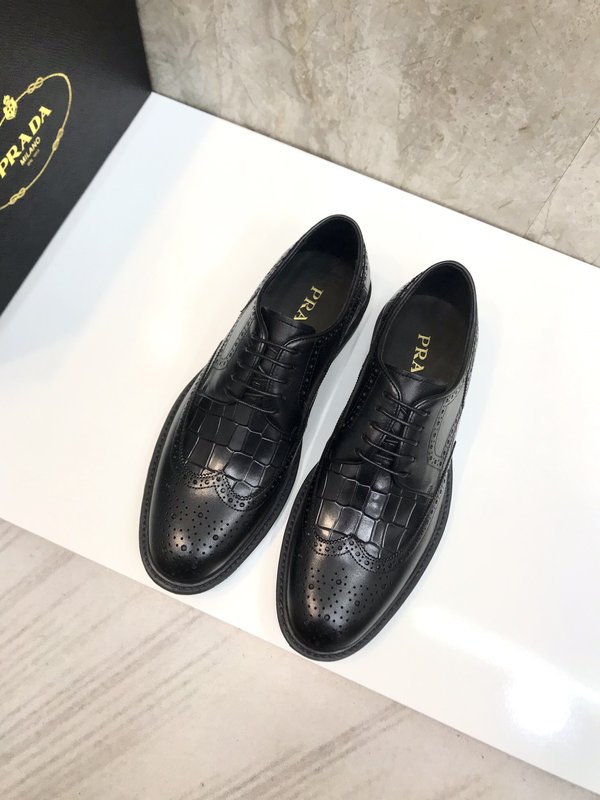 프라다 PRADA 남성 정장 가죽 슈즈 슬립온 001-196014